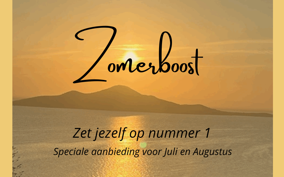 Zomerboost nodig?